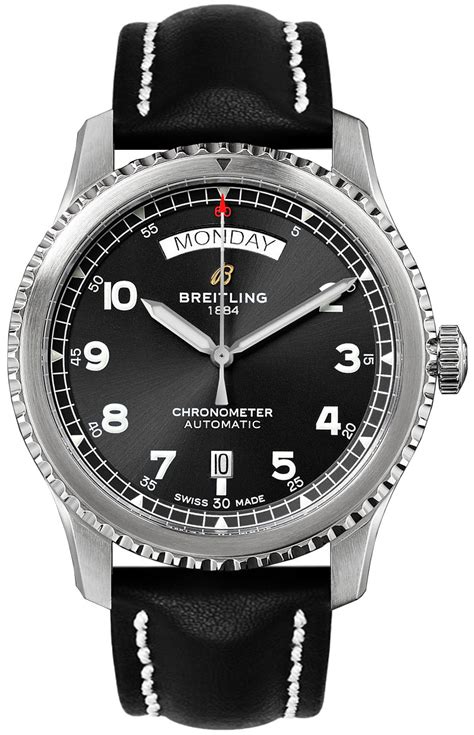 breitling a45330101b1x1|A45330101B1X1 Breitling Aviator 8 Day Date 41mm.